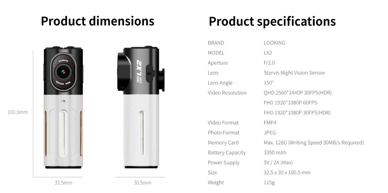 AeroGuard 2K Pro Engineering Dimensions (100.5mm x 32.5mm x 30.5mm)