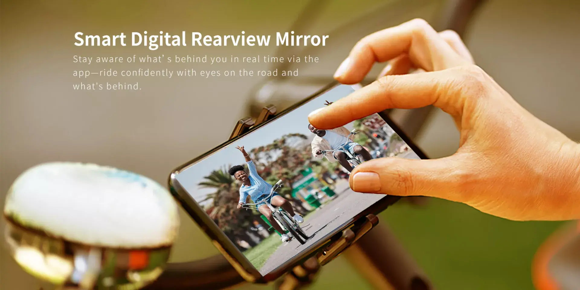 Smart Digital Rearview Mirror Smartphone Streaming