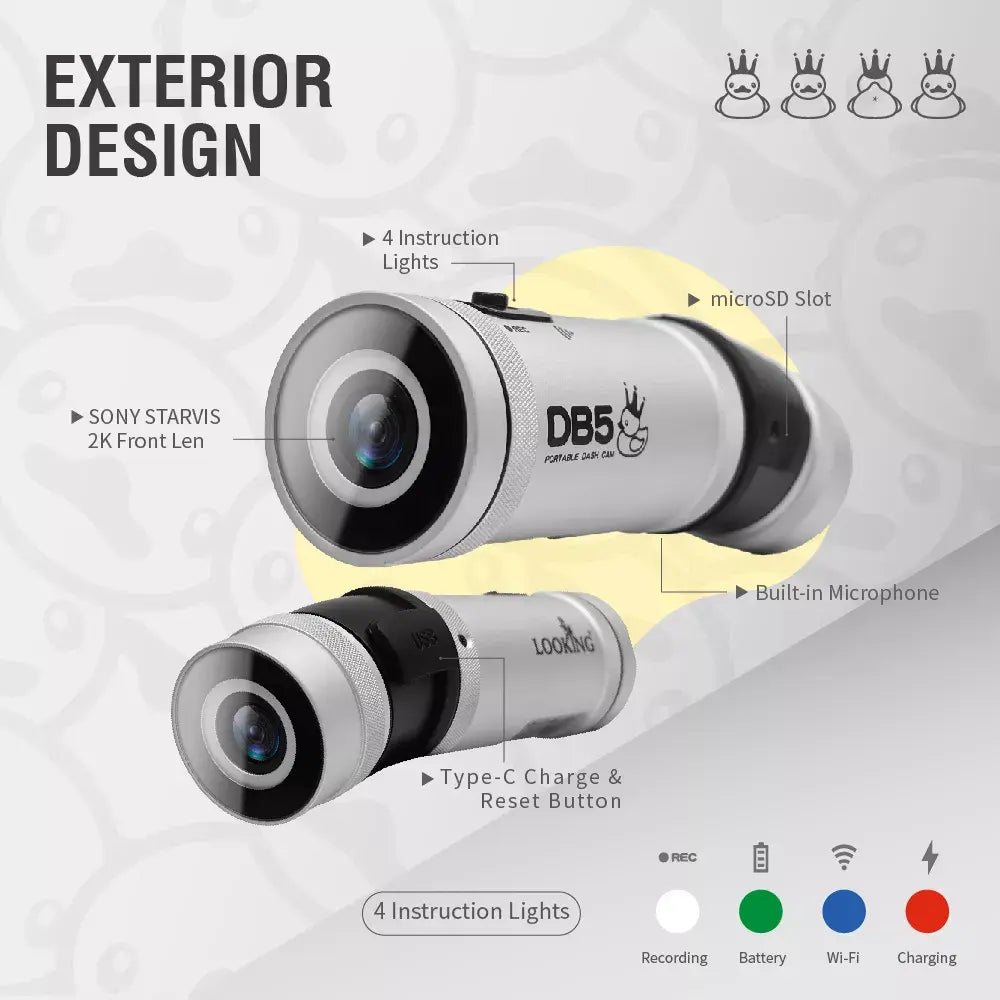 Exterior Design & 4 Instruction Lights Breakdown